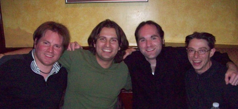 Jason with Glen Gabriel, Christopher Pickhardt, David Baron