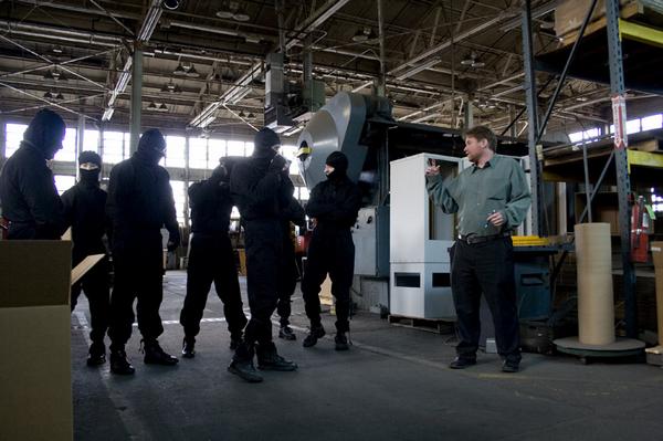 Jason J. Dale on set