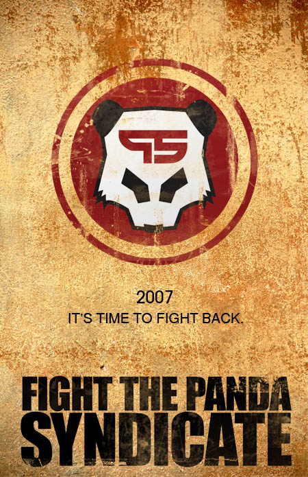 Original Fight the Panda Syndicate teaser poster